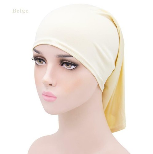 Plain Muslim Head scarf Inner Hijab Caps Islamic Underscarf Ninja Scarf hat - Picture 25 of 44
