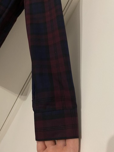 Fred Perry Tartan Long Sleeved Button Shirt Medium Brand New With Tags - Picture 12 of 22