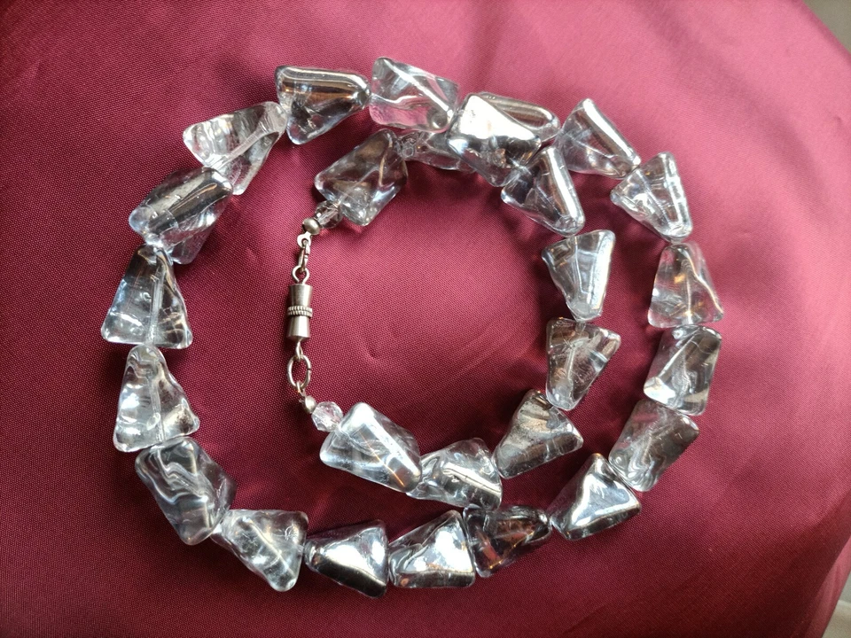 Collana di Vetro perle Veneziane Vintage autentico murano made in Italy,raro. - Immagine 4 di 4