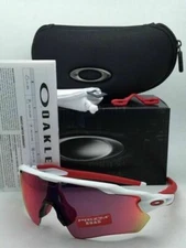 OAKLEY Sunglasses RADAR EV PATH OO9208-05 White & Red Frames w/PRIZM Road Lenses