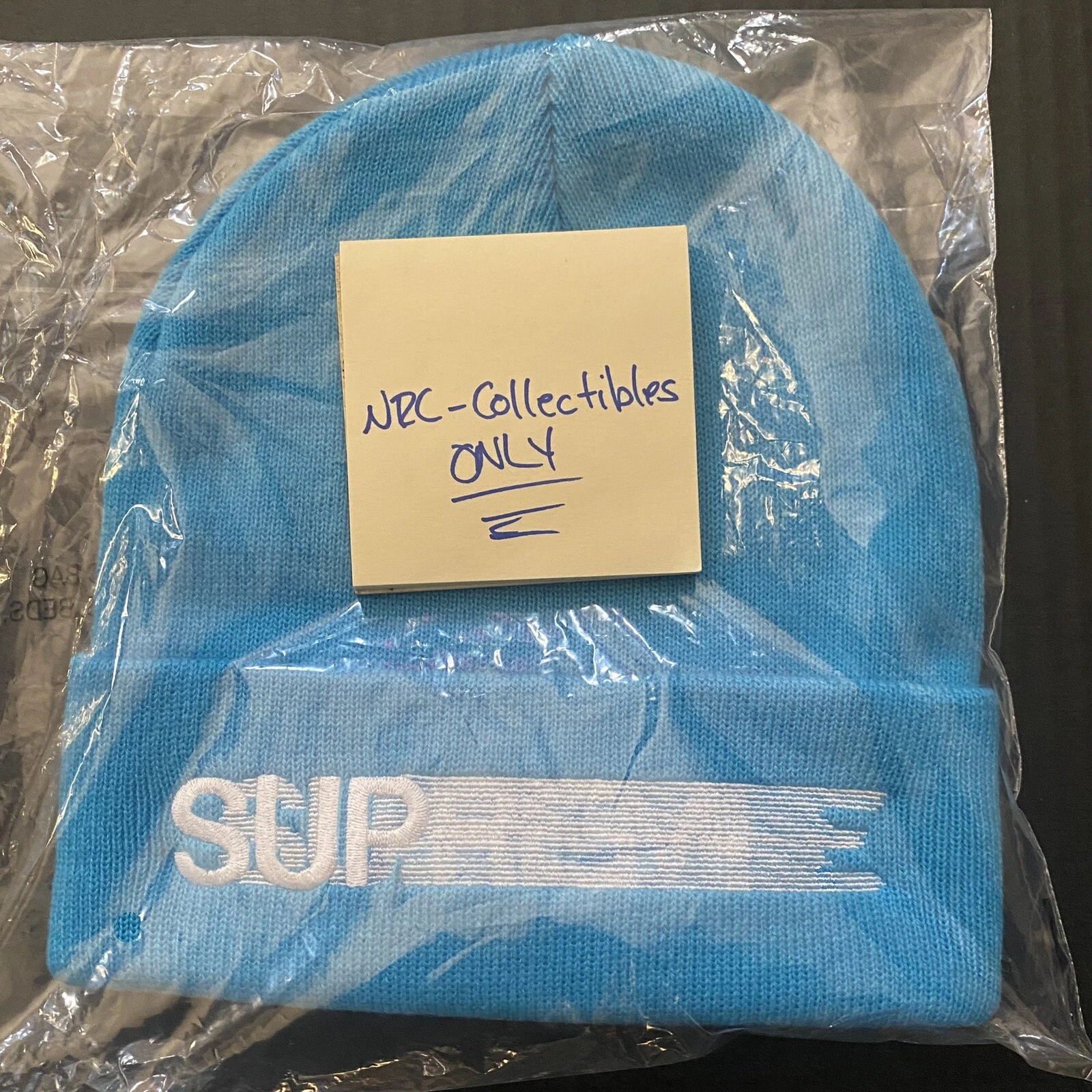 Bonnet bleu vif logo Supreme Motion   SS23