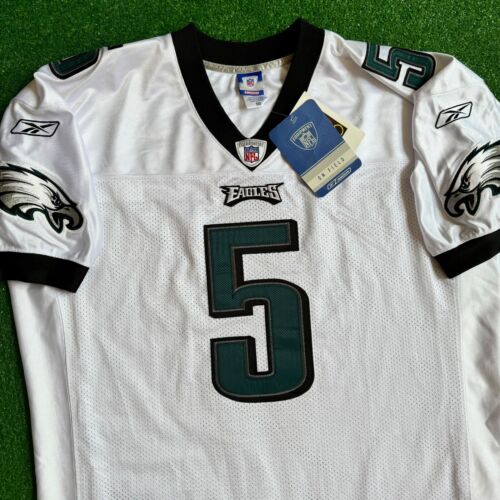 2004 Donovon McNabb Philadelphia Eagles Reebok autentica maglia bianca NFL TAGLIA 50 - Foto 3 di 6