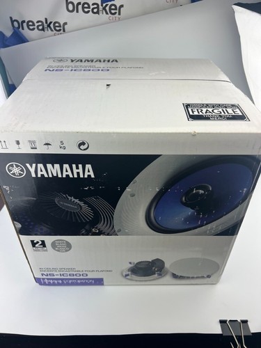 Yamaha NS-IC800 8" 2-Wege 140W Koaxial Deckeneinbaulautsprecher Slim (Paar) (2) *LESEN