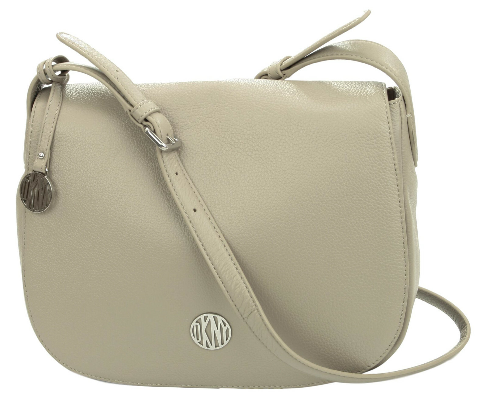 DKNY Beige Crossbody Bag Shoulder Medium Sandstone Handbag Leather RRP £250