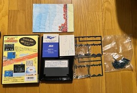 Fleet Commander Famicom Japan Complete NES Nintendo 1988 ASCII W/ Figures Map