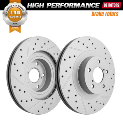 Front Drilled Brake Rotors For Subaru Outback Legacy Impreza Forester Brz Baja