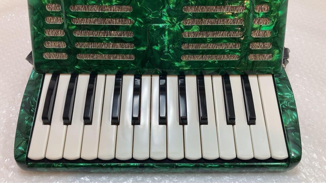 YAMAHA Accordion for Solo 25 Keys Bass 12 YA-12 8905 Green