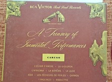 RCA Victor Red Seal Records A Treasury of Immortal Performances CARUSO 45 RPM