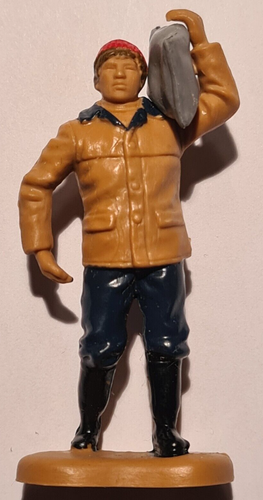 BRITAINS : Dockworker / Worker ... 1986 ... 1:32 ... Plastic - Picture 1 of 3