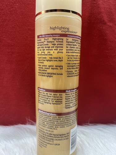 Pantene Highlighting Expressions Shampoo Liquid Crystals 13oz Pro-V DISCONTINUED - Picture 2 of 2