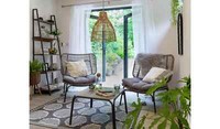 Habitat Nora 2 Seater Metal Garden Bistro Set.Delivery available,ask for a quote