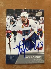 Xavier Ouellet Autographed 2021-22 AHL Upper Deck #81