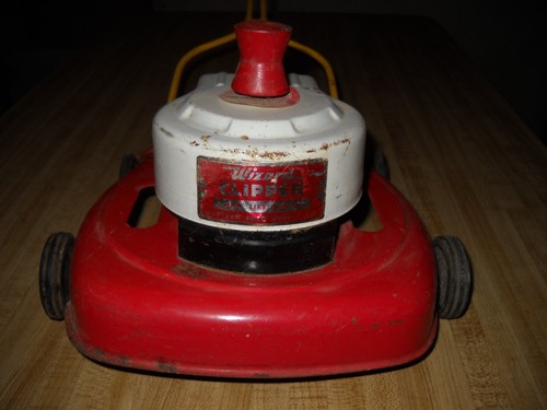 Western Auto Wizard Clipper Gong Bell Toy Mower Vintage - Picture 2 of 6