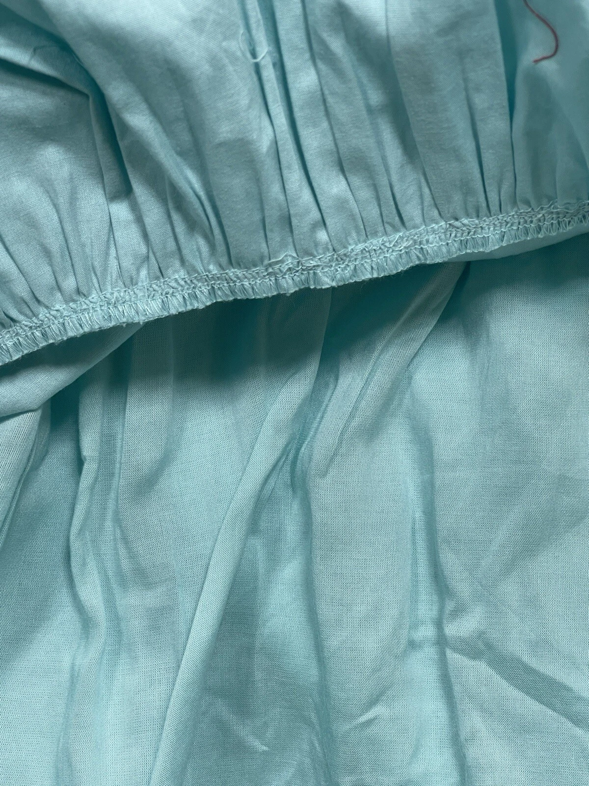 PALM ANGELS Abito midi Anthropologie Helena a strati smocked preppy boho vacay taglia XLP nuovo con etichette