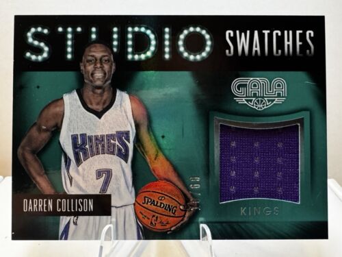 2015-16 Panini Gala Studio Swatches /60 Darren Collison #13 Sacremento Kings