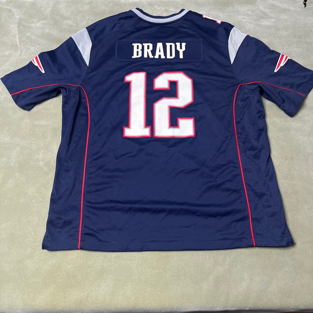 Nike Tom Brady #12 New England Patriots Jersey Men's 2XL