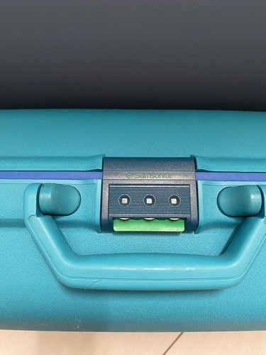 SAMSONITE OYSTER BASIC VALIGIA MEDIA VERDE ACQUA OTTIMA COMPLETA COMBINAZIONE ! - Foto 2 di 7