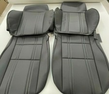 1986-1995 Suzuki Samurai Seat Covers Front Only Dk Grey Color Original Fit