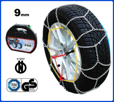 SCHNEEKETTEN 9MM ZUGELASSEN 185/65 R15 FIAT PUNTO / GRANDE PUNTO (199) [01/2005
