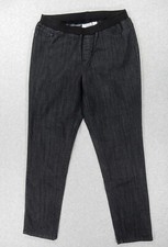 Chico's Platinum Stretch Capri Pants Women's Size 2 Black/Dark Gray