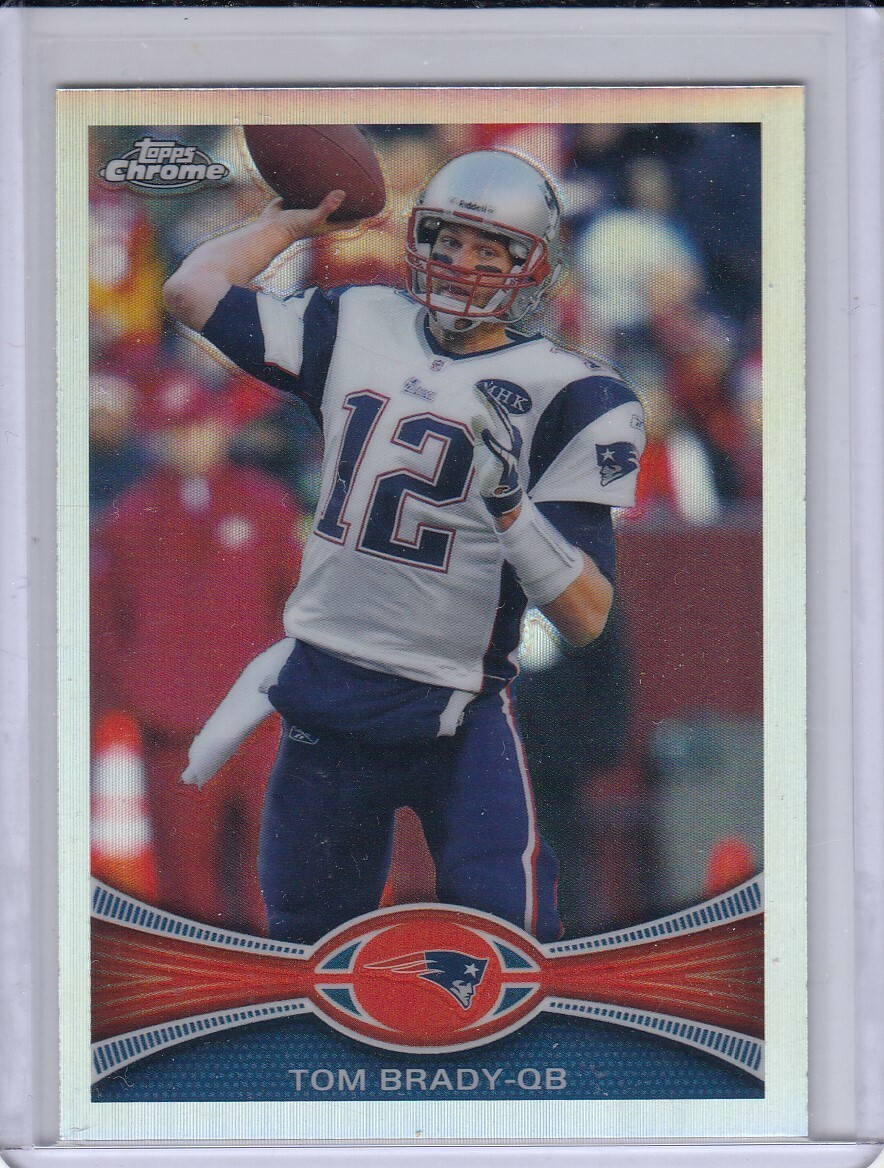 TOM BRADY 2012 Topps Chrome Refractor #220 Patriots