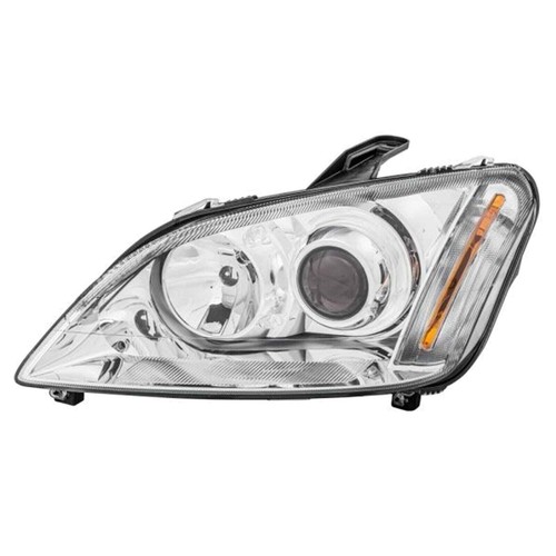 Phare Avant Gauche Pour Ford Focus 2011-2014 - Halogène, Réglage électrique, Noir