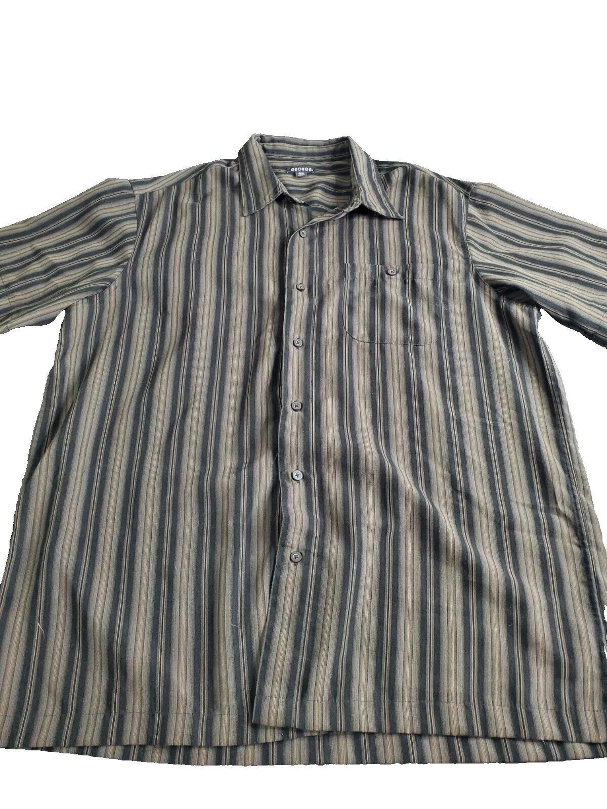 Camisas de Vestir a Rayas Multicolor George para hombres