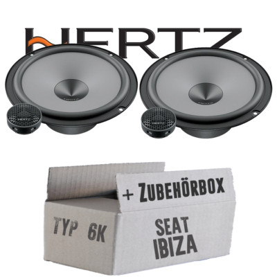 Hertz Lautsprecher für Seat Ibiza 6K FL Front Einbauset System Tür vorne Front 