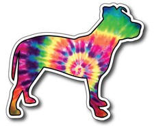 Tie Dye Pitbull Sticker Dog Cup Laptop Car Window Bumper K9 Pit Bull Pet Decal Tie Dye Pitbull Sticker Dog Cup Laptop Car Window Bumper K9 Pit Bull Pet Decal