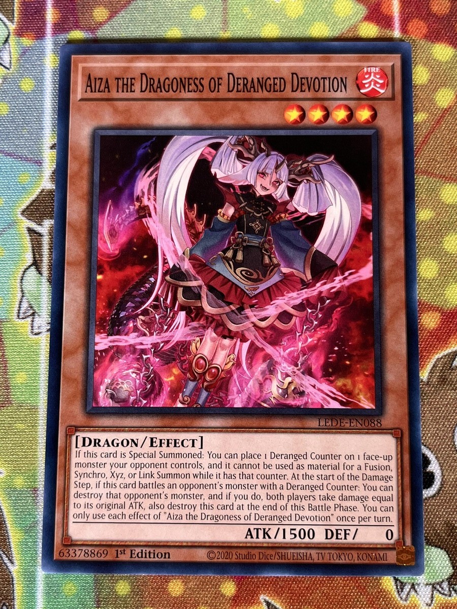 Yugioh Aiza The Dragoness Of Deranged Devotion LEDE-EN088 | eBay