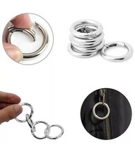 32Pcs 32mm Bag Belt Buckle Carabiner Handbags Snap Clip Spring O-Ring Buckles