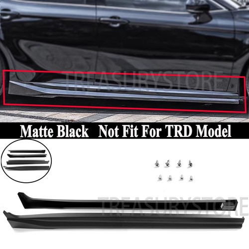 Extensión de faldón lateral negro mate adicional Yofer para Toyota Camry XSE XLE 2018-2025 - Imagen 1 de 10