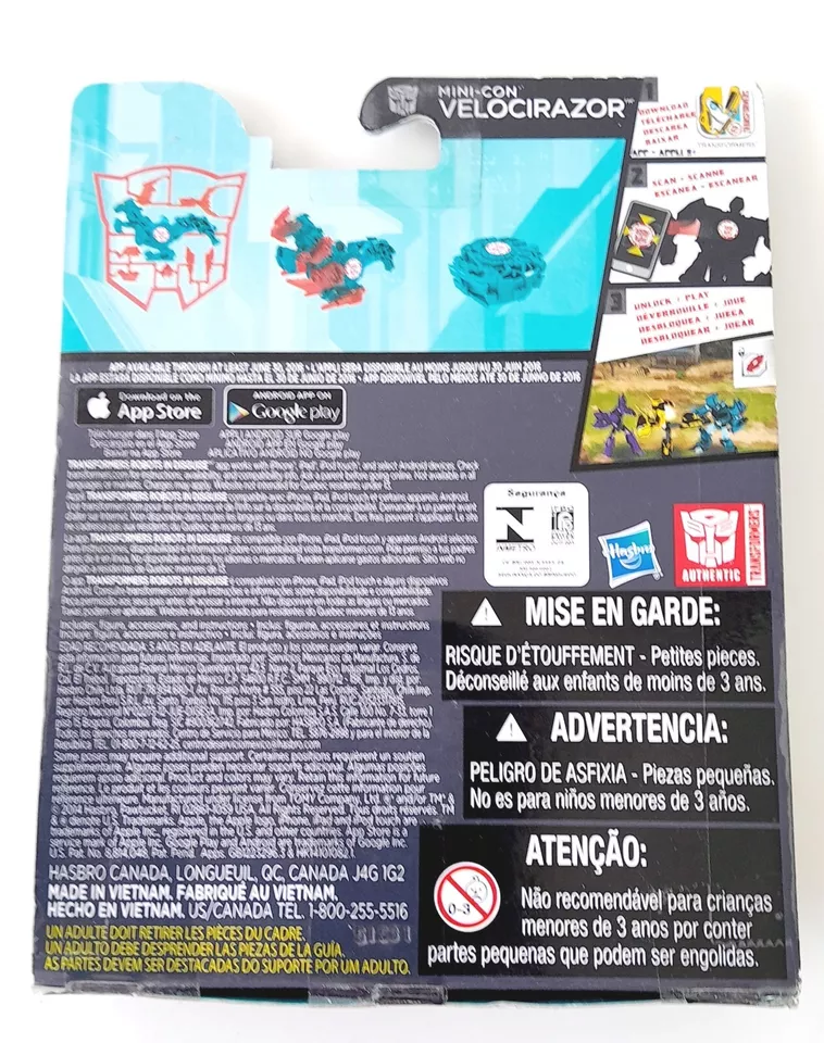 Transformers Robots In Disguise (2014) Mini-Con Velocirazor Figure - Image 2 of 4