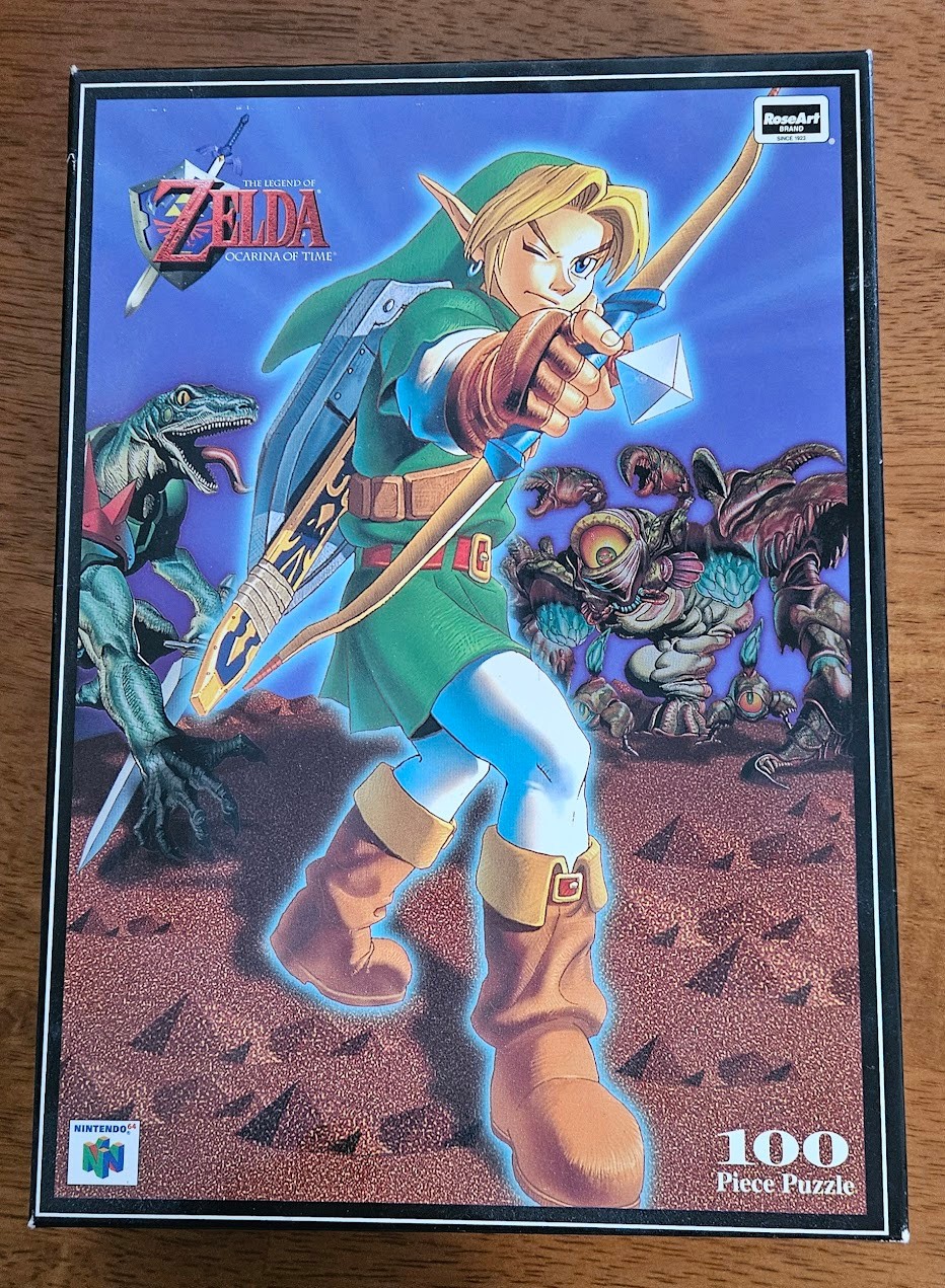 *RARO y SELLADO* Rompecabezas Legend of Zelda Ocarina of Time de Rose Art