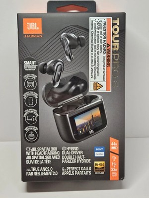 JBL TOUR Pro 3 True Wireless Noise Cancelling Earbuds (Black) for