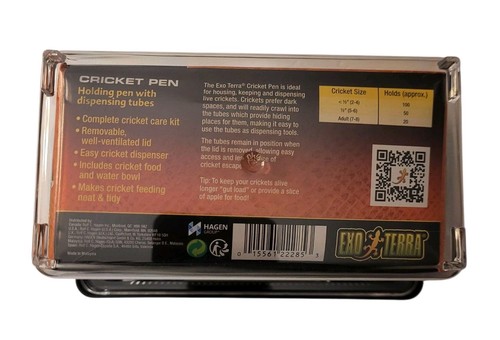 EXO TERRA Cricket Pen - SMALL - 7" X 5.5" X 4.3" New - Picture 19 of 22