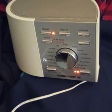 Sound+Sleep Sound+Sleep SE Adaptive White Noise Machine, White/Silver