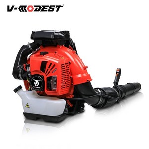 Commercial Backpack Leaf Blower Snow Blowers 75.6CC 2-Stroke Gas Powered 907CFM