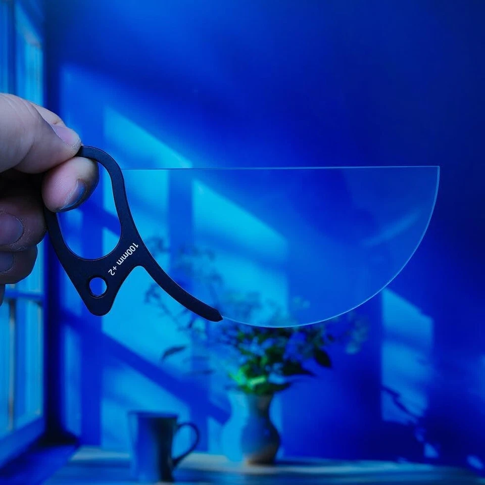 ZZQ&CCF 100mm Handheld Split Diopter Prism Lens FX Partial Blur Effect Filters - Image 3 of 4