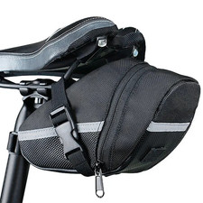 1 pc Black Waterproof Bicycle Saddle Bag Rear...