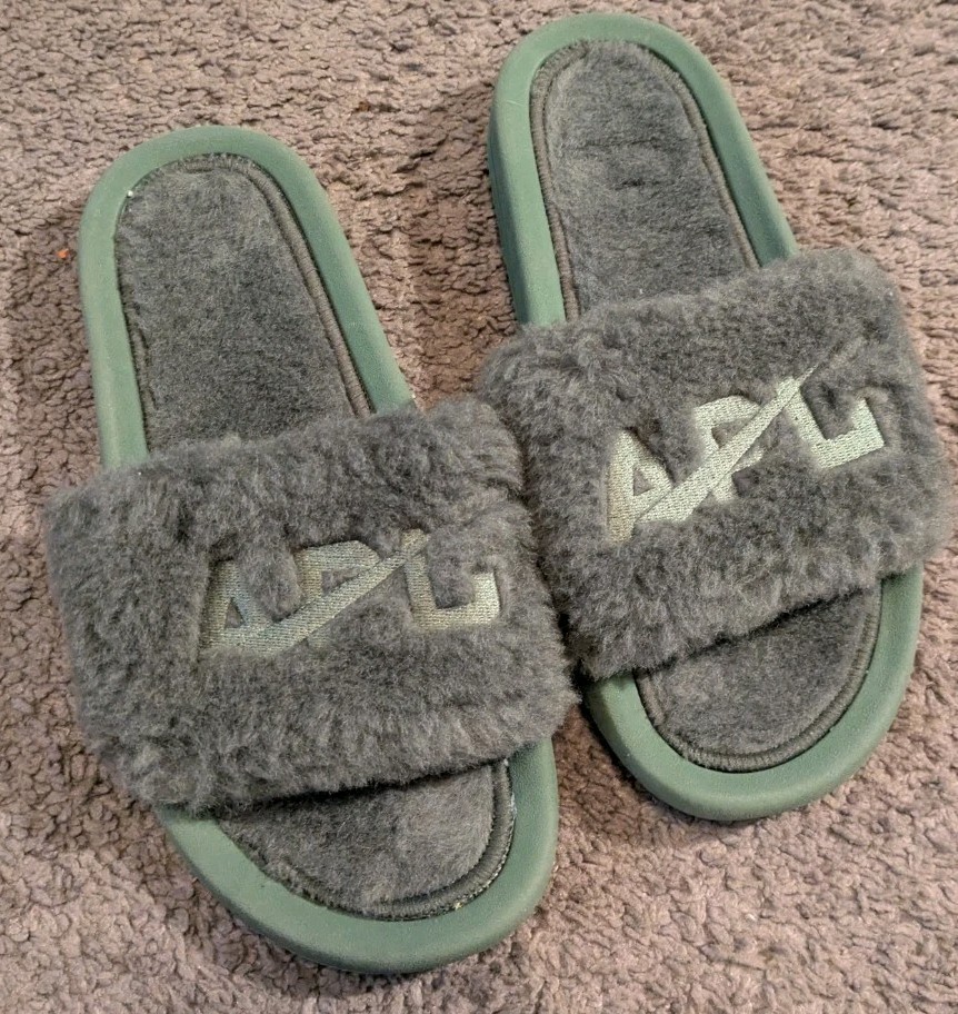 APL Scivoli in Shearling Verde Grigio Donna 6