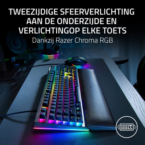 BlackWidow V4 (Switches Verts) - Clavier gaming mecanique avec Chroma RGB (6 tou - Afbeelding 5 van 7