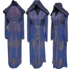 Luxury Women Chiffon Stones Work Abaya