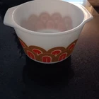 Pyrex Vintage Arches Fish Scales Bowl 343 1 1/2 Quart 1970s Designs Casserole