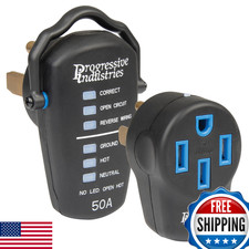 Progressive Industries Psk-50 Portable Surge Protector Kit Black 50 Amp