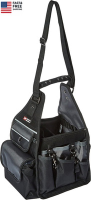 Electrician'S Tote, Easy Carry Tool Bag for Electricians, Multi Pocket and Loop