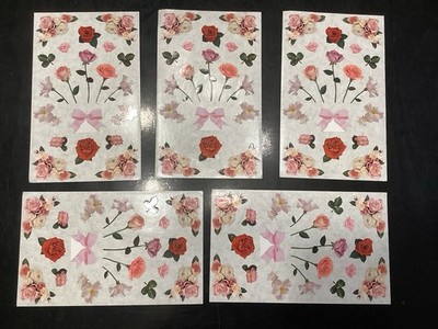 Mrs Grossman Stickers Rose Garden 5 Sheets Classic 1998 Scrapbooking