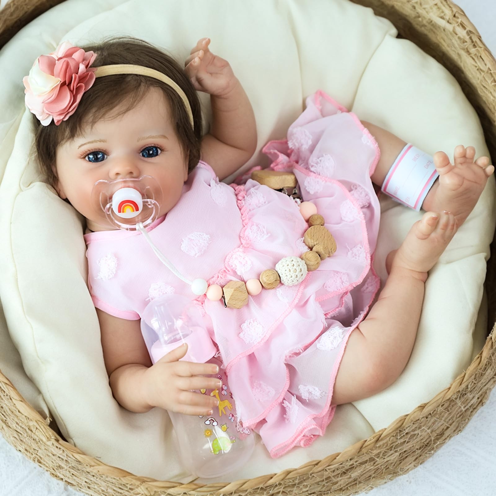 - 20 Inch Realistic-newborn Baby Doll Girl Real Li...