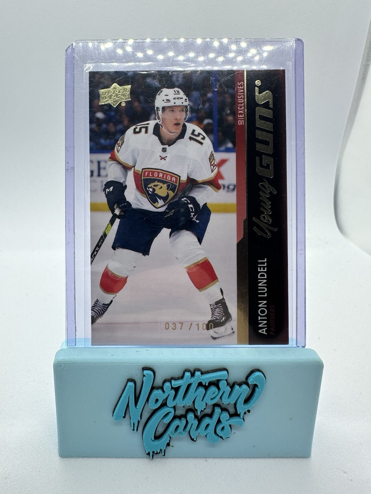 2021-22 Upper Deck Anton Lundell Young Guns EXCLUSIVES /100 #489