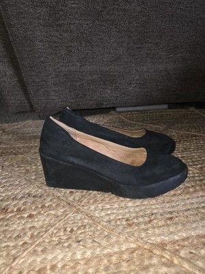 Vionic Women's Sutro Sereno Comfortable Wedge Heels Black 8.5